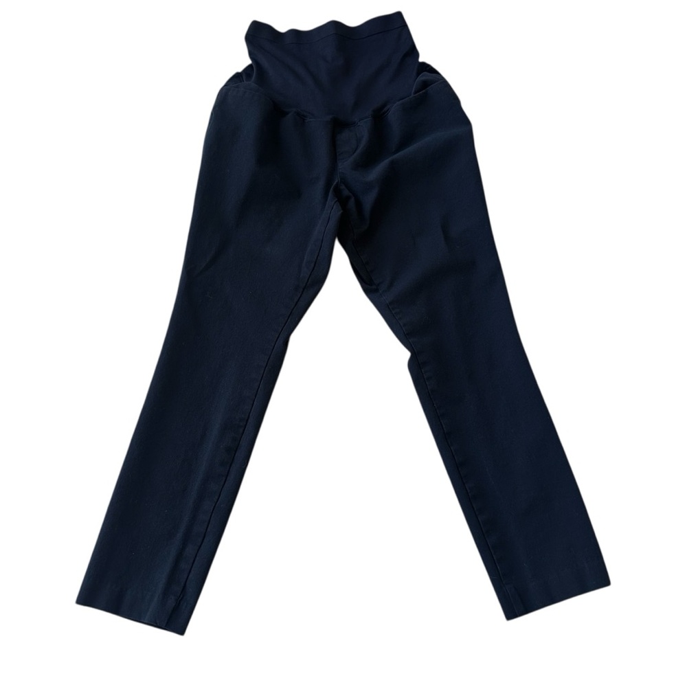 Old Navy Maternity Pixie Pants Black Size 8 Full Panel Stretch - work, lounge